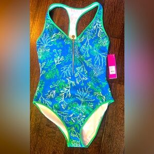 Lilly Pulitzer Brand New with Tags Size 10 Racerback bathing suit.